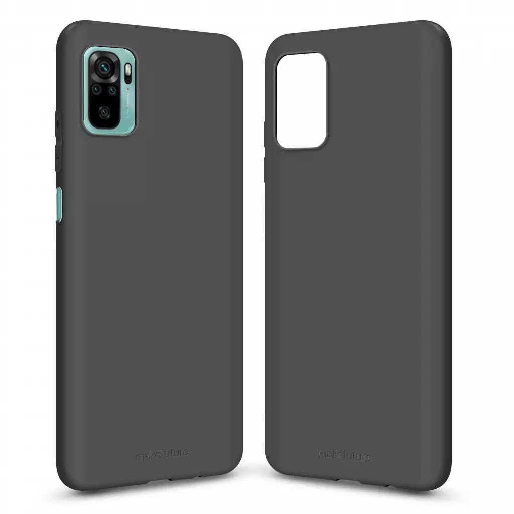 Чехол для моб. телефона MakeFuture Xiaomi Redmi Note 10 Skin (Matte TPU) Black (MCS-XRN10BK)