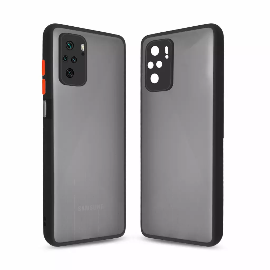 Чехол для моб. телефона MakeFuture Xiaomi Redmi Note 10S Frame (Matte PC+TPU) Black (MCMF-XRN10SBK)