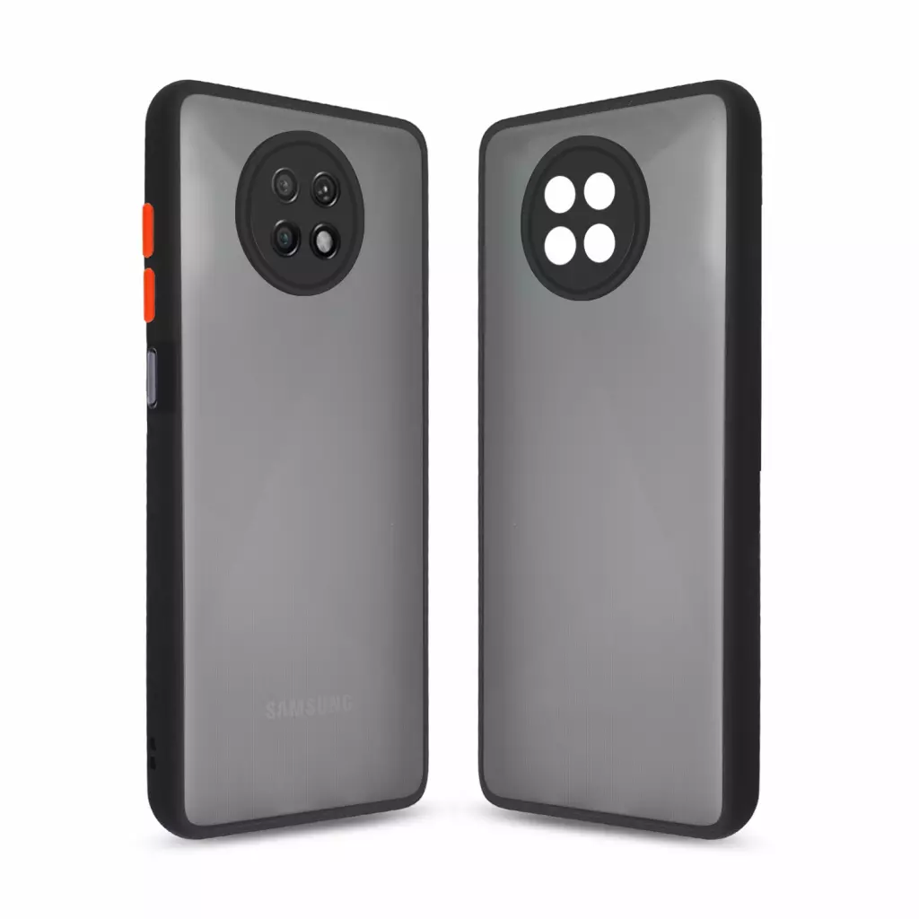 Чехол для моб. телефона MakeFuture Xiaomi Redmi Note 9T Frame (Matte PC+TPU) Black (MCMF-XRN9TBK)