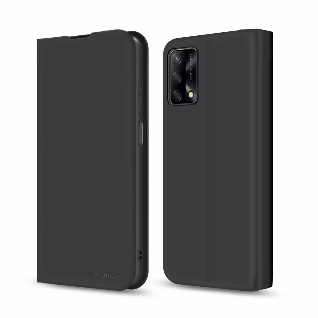Чехол для моб. телефона MakeFuture Oppo A74 Flip (Soft-Touch PU) Black (MCP-OPA74BK)