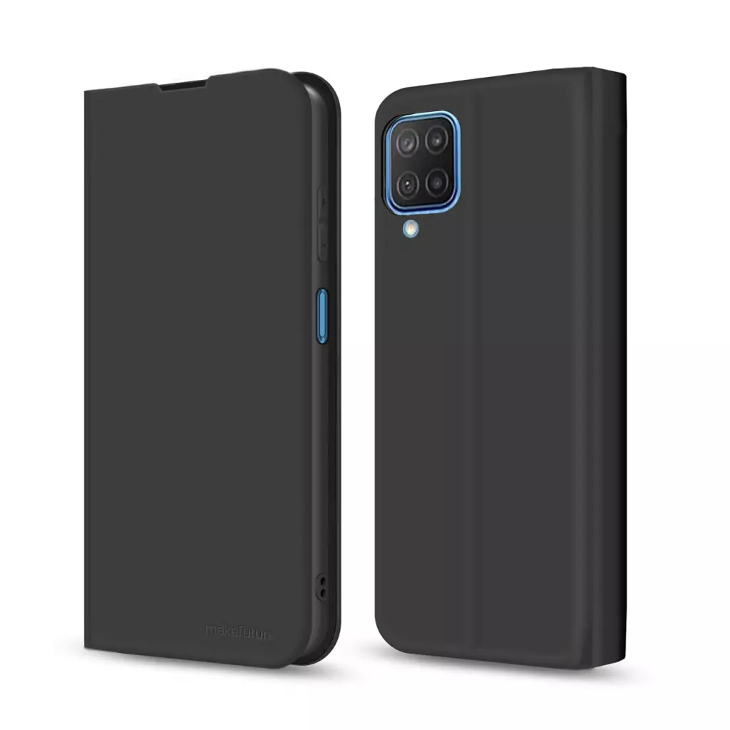 Чехол для моб. телефона MakeFuture Samsung M12 Flip (Soft-Touch PU) Black (MCP-SM12BK)