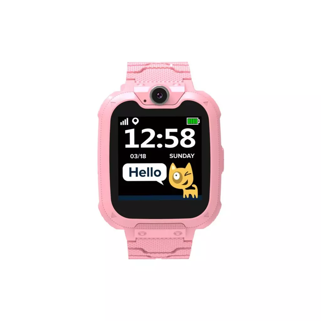 Смарт-часы Canyon CNE-KW31RR Kids smartwatch Tony, Pink (CNE-KW31RR) - 1 Смарт-часы Canyon CNE-KW31RR Kids smartwatch Tony, Pink (CNE-KW31RR) - 1