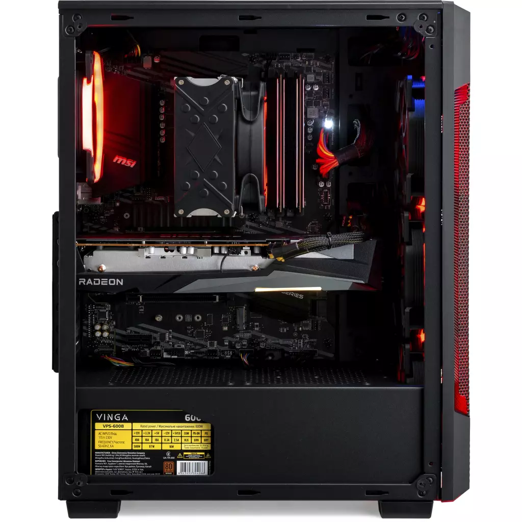Компьютер Vinga Cheetah A5300 (R5M8R6600XTW.A5300) - 4 Компьютер Vinga Cheetah A5300 (R5M8R6600XTW.A5300) - 4