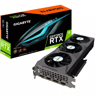 Видеокарта GIGABYTE GeForce RTX3070 8Gb EAGLE OC 2.0 LHR (GV-N3070EAGLE OC-8GD 2.0)