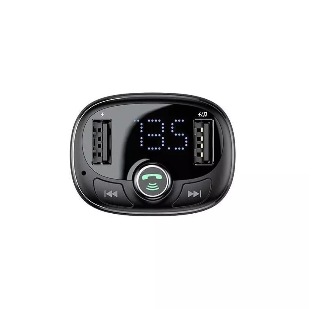 FM модулятор Baseus T typed Bluetooth MP3 Tarnish (CCALL-TM01) - 3 FM модулятор Baseus T typed Bluetooth MP3 Tarnish (CCALL-TM01) - 3