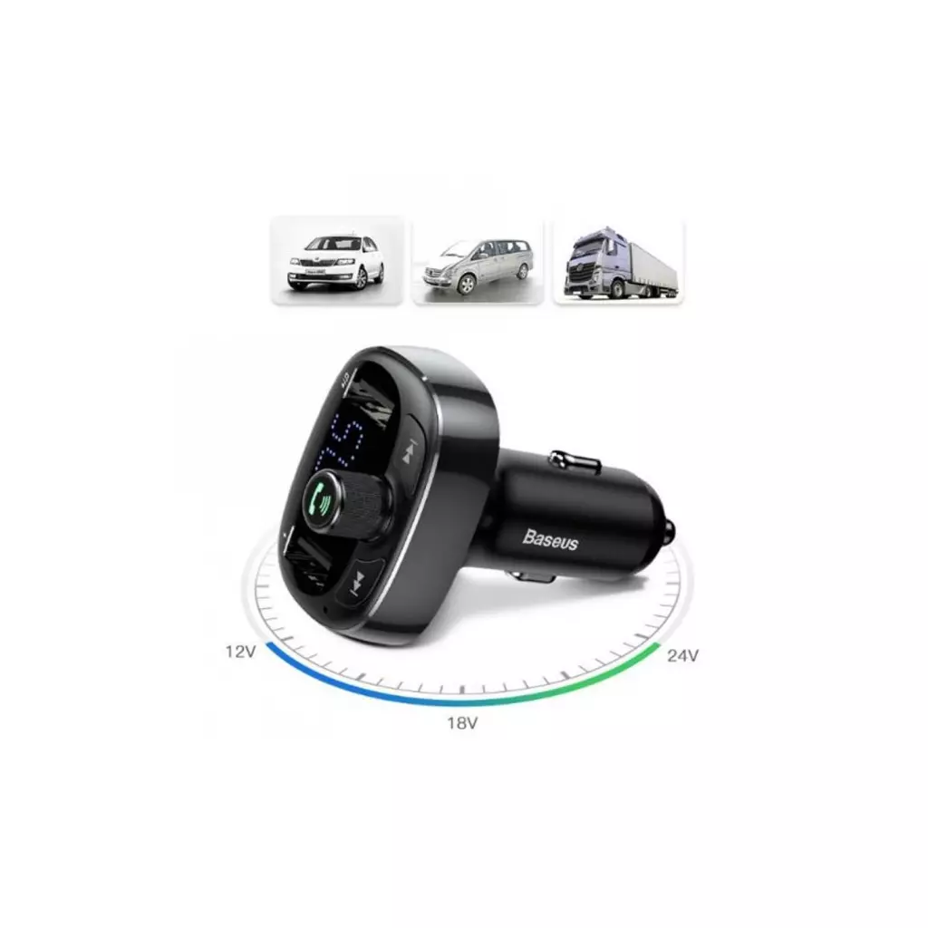 FM модулятор Baseus T typed Bluetooth MP3 Tarnish (CCALL-TM01) - 7 FM модулятор Baseus T typed Bluetooth MP3 Tarnish (CCALL-TM01) - 7