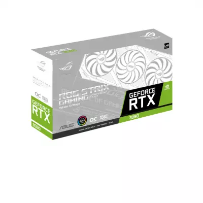 Видеокарта ASUS GeForce RTX3080 10Gb ROG STRIX OC WHITE V2 LHR (ROG-STRIX-RTX3080-O10G-WHITE-V2) - 3 Видеокарта ASUS GeForce RTX3080 10Gb ROG STRIX OC WHITE V2 LHR (ROG-STRIX-RTX3080-O10G-WHITE-V2) - 3