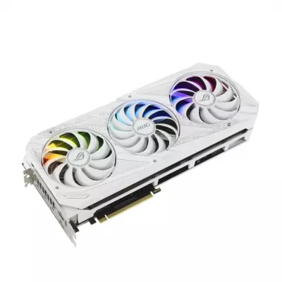 Видеокарта ASUS GeForce RTX3080 10Gb ROG STRIX OC WHITE V2 LHR (ROG-STRIX-RTX3080-O10G-WHITE-V2) - 6 Видеокарта ASUS GeForce RTX3080 10Gb ROG STRIX OC WHITE V2 LHR (ROG-STRIX-RTX3080-O10G-WHITE-V2) - 6