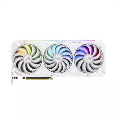 Видеокарта ASUS GeForce RTX3080 10Gb ROG STRIX OC WHITE V2 LHR (ROG-STRIX-RTX3080-O10G-WHITE-V2) - 9 Видеокарта ASUS GeForce RTX3080 10Gb ROG STRIX OC WHITE V2 LHR (ROG-STRIX-RTX3080-O10G-WHITE-V2) - 9