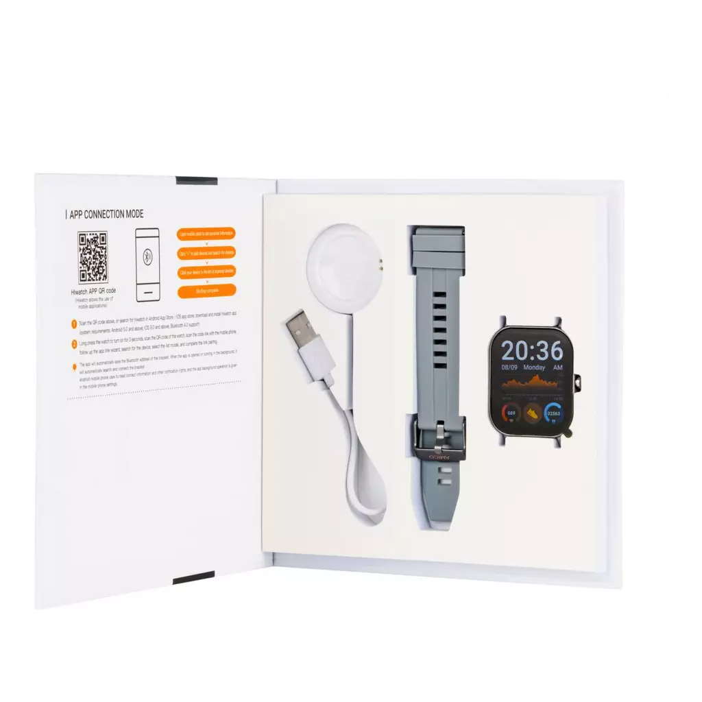 Смарт-часы Amico GO FUN Pulseoximeter and Tonometer gray (850474) - 2