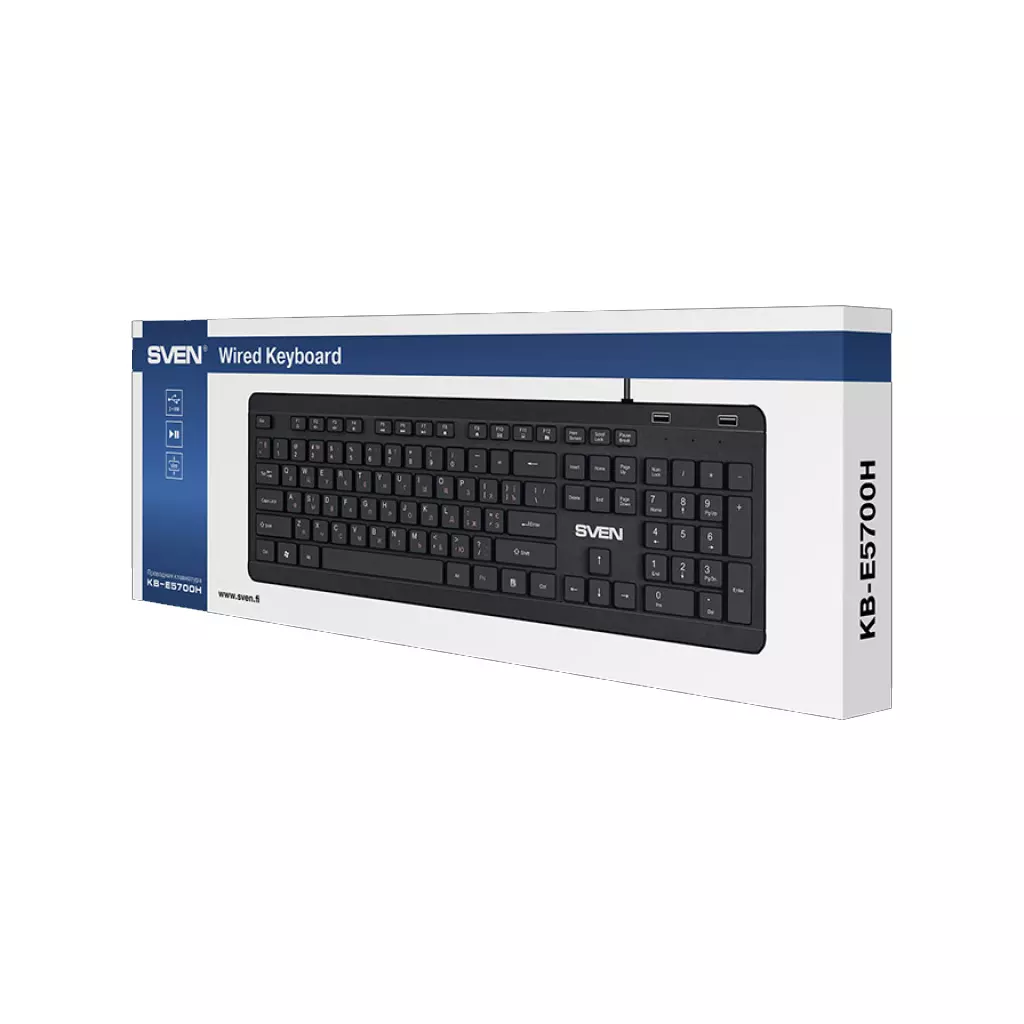 Клавиатура Sven KB-E5700H - 4 Клавиатура Sven KB-E5700H - 4