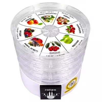 Сушка для овощей и фруктов Rotex RD540-W - 2 Сушка для овощей и фруктов Rotex RD540-W - 2
