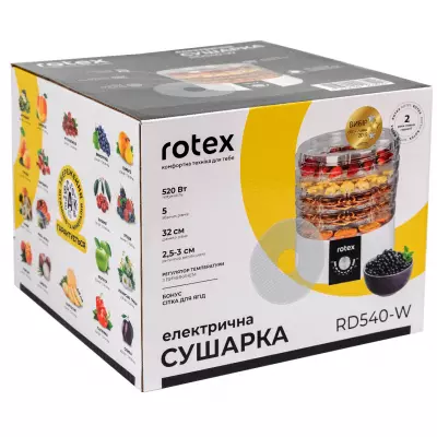 Сушка для овощей и фруктов Rotex RD540-W - 6 Сушка для овощей и фруктов Rotex RD540-W - 6