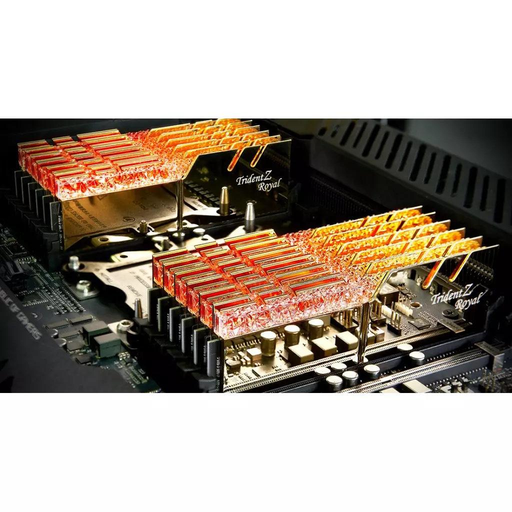 Модуль памяти для компьютера DDR4 16GB (2x8GB) 3600 MHz Trident Z Royal Gold G.Skill (F4-3600C18D-16GTRG) - 3 Модуль памяти для компьютера DDR4 16GB (2x8GB) 3600 MHz Trident Z Royal Gold G.Skill (F4-3600C18D-16GTRG) - 3