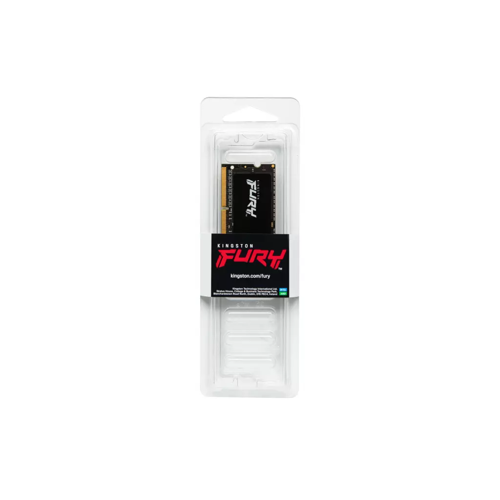 Модуль памяти для ноутбука SoDIMM DDR4 32GB 3200 MHz Fury Impact Kingston Fury (ex.HyperX) (KF432S20IB/32) - 5 Модуль памяти для ноутбука SoDIMM DDR4 32GB 3200 MHz Fury Impact Kingston Fury (ex.HyperX) (KF432S20IB/32) - 5