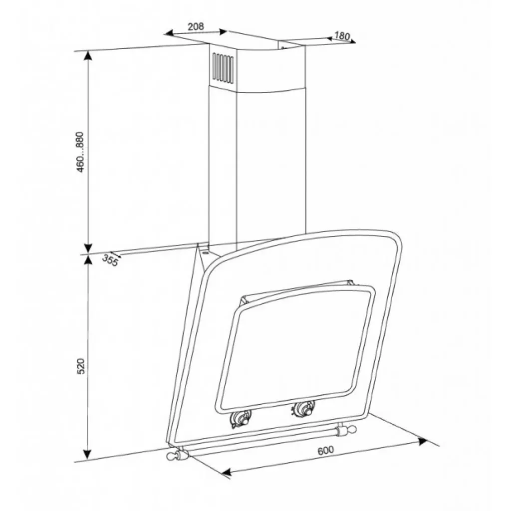 Вытяжка кухонная Eleyus Classic 1200 LED SMD 60 BG+RB (Classic1200LEDSMD60BG+RB) - 7 Вытяжка кухонная Eleyus Classic 1200 LED SMD 60 BG+RB (Classic1200LEDSMD60BG+RB) - 7