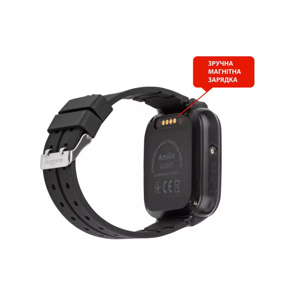 Смарт-часы Amigo GO007 FLEXI GPS Black - 2 Смарт-часы Amigo GO007 FLEXI GPS Black - 2