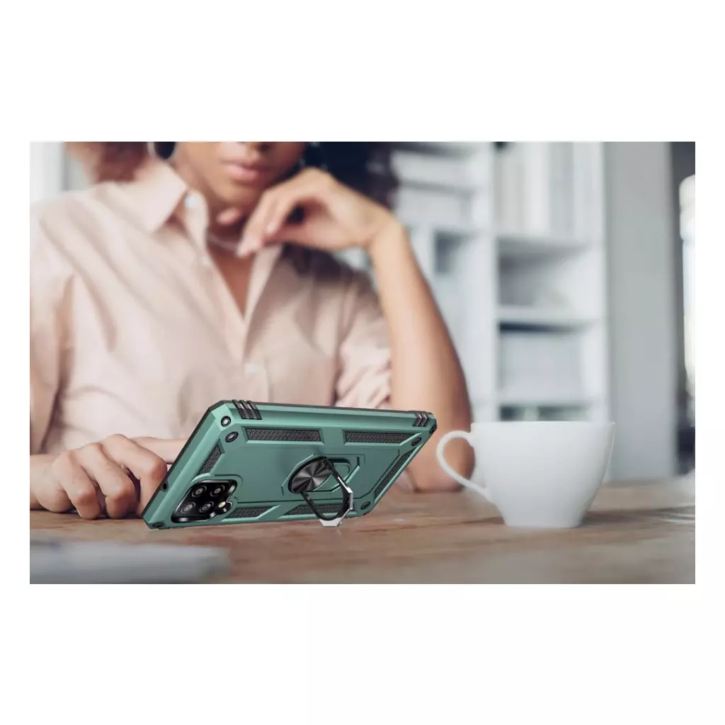 Чехол для моб. телефона BeCover Military Samsung Galaxy A22 SM-A225 / M32 SM-M325 Dark Green (706639) - 4