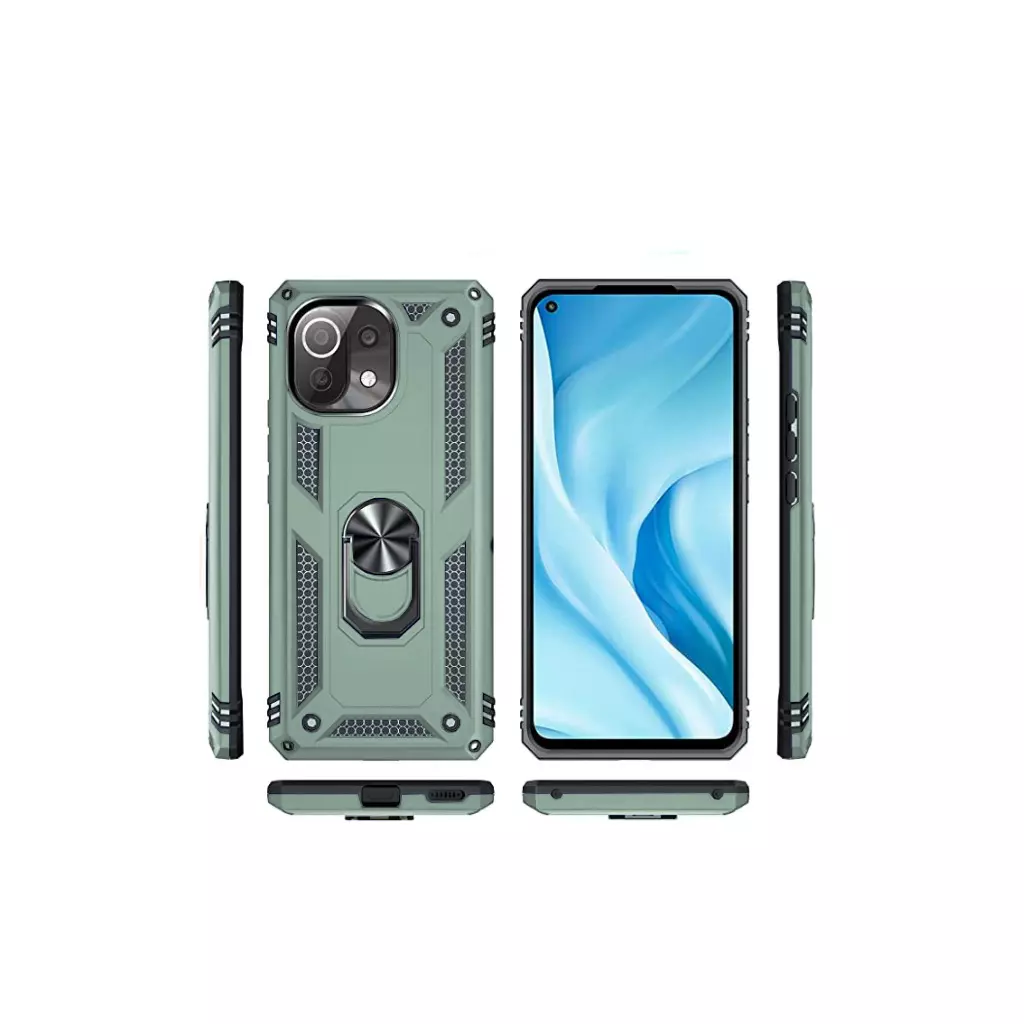 Чехол для моб. телефона BeCover Military Xiaomi Mi 11 Lite / Mi 11 Lite 5G Dark Green (706645) - 1 Чехол для моб. телефона BeCover Military Xiaomi Mi 11 Lite / Mi 11 Lite 5G Dark Green (706645) - 1