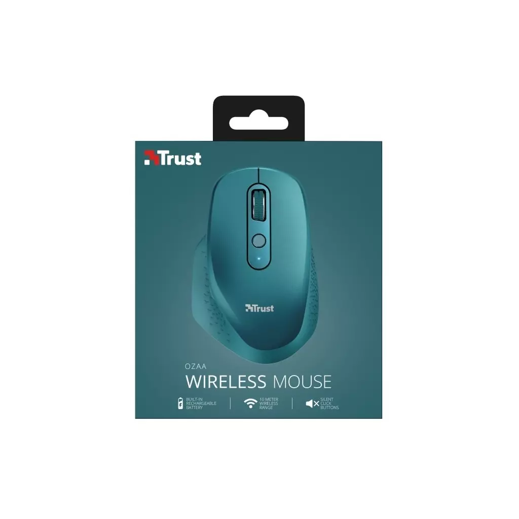 Мышка Trust Ozaa Rechargeable Wireless Blue (24034) - 10 Мышка Trust Ozaa Rechargeable Wireless Blue (24034) - 10