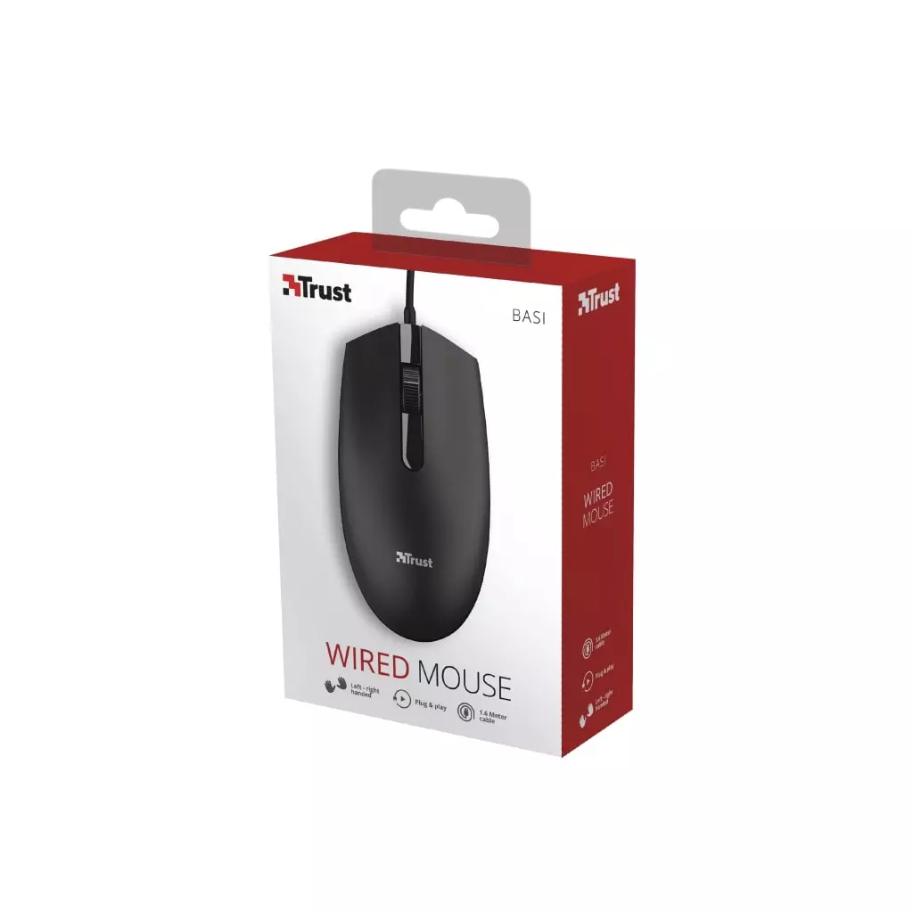 Мышка Trust Basi USB Black (24271) - 9