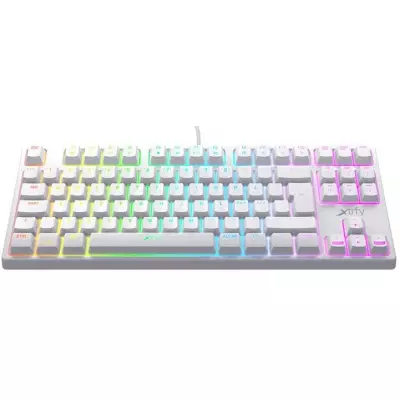 Клавиатура Xtrfy K4 TKL RGB Kailh Red RU White (XG-K4-RGB-TKL-WH-R-RUS) - 1 Клавиатура Xtrfy K4 TKL RGB Kailh Red RU White (XG-K4-RGB-TKL-WH-R-RUS) - 1