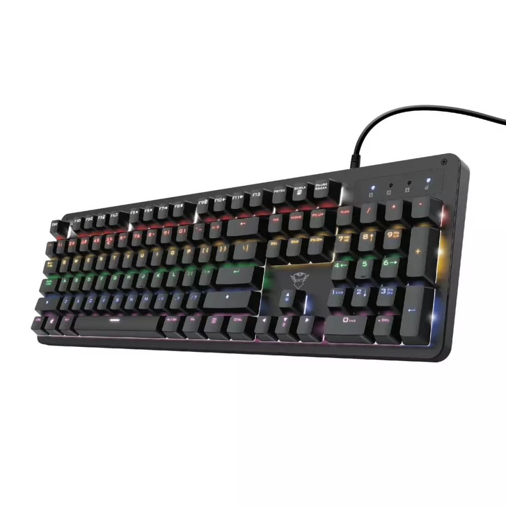 Клавиатура Trust GXT 863 Mazz Mechanical Keyboard (24200) - 8 Клавиатура Trust GXT 863 Mazz Mechanical Keyboard (24200) - 8