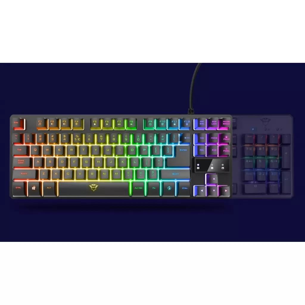 Клавиатура Trust GXT 833 Thado TKL USB Black (23724) - 4 Клавиатура Trust GXT 833 Thado TKL USB Black (23724) - 4