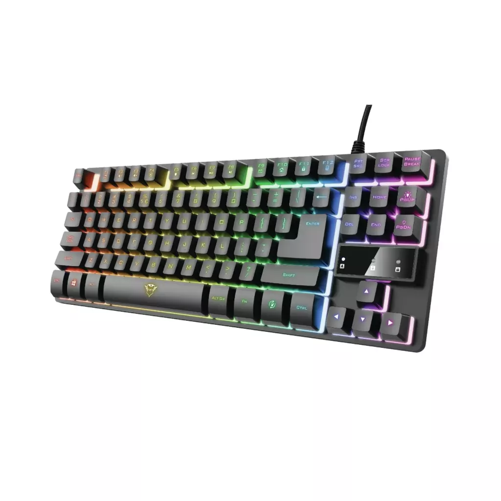 Клавиатура Trust GXT 833 Thado TKL USB Black (23724) - 5 Клавиатура Trust GXT 833 Thado TKL USB Black (23724) - 5
