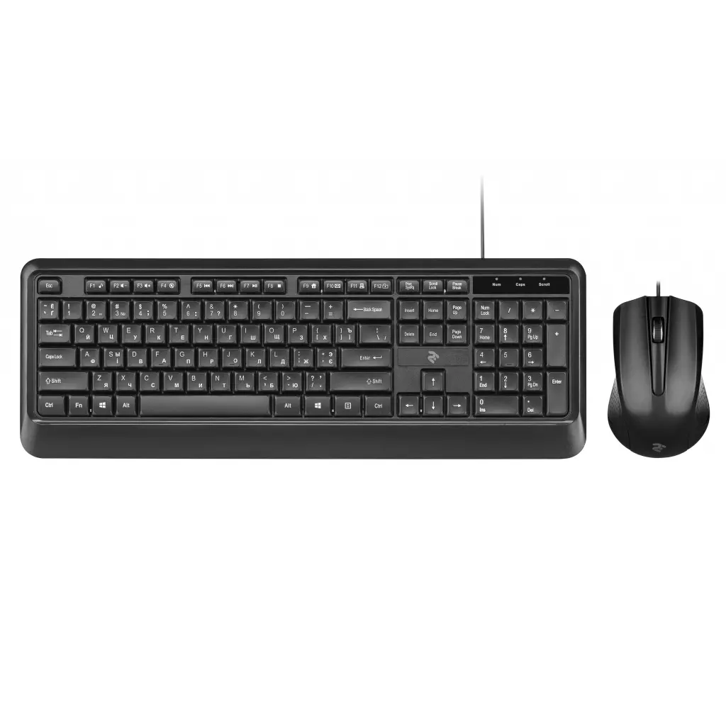 Комплект 2E MK404 USB Black (2E-MK404UB)