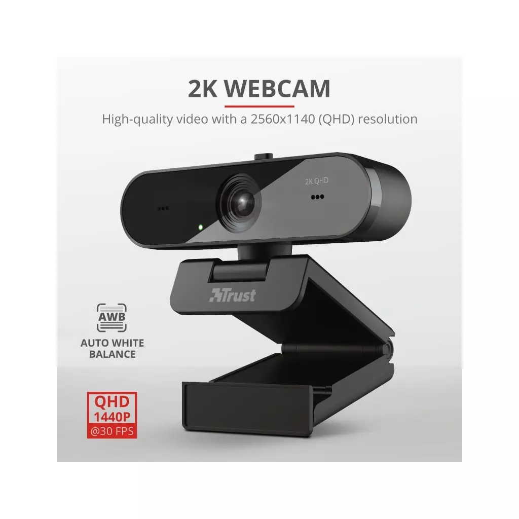 Веб-камера Trust Taxon QHD Black (24228) - 7 Веб-камера Trust Taxon QHD Black (24228) - 7
