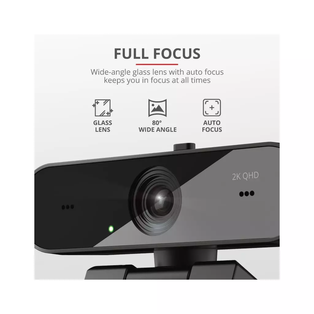 Веб-камера Trust Taxon QHD Black (24228) - 10 Веб-камера Trust Taxon QHD Black (24228) - 10