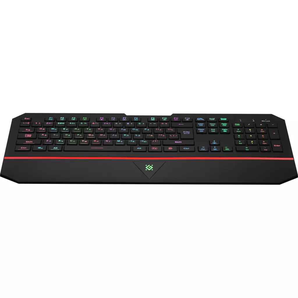 Клавиатура Defender Dominant GK-092L RGB USB Ru Black (45092) - 1 Клавиатура Defender Dominant GK-092L RGB USB Ru Black (45092) - 1
