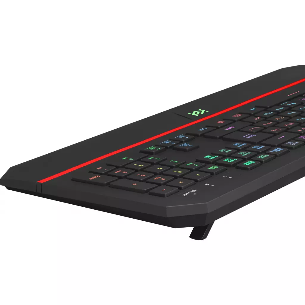 Клавиатура Defender Dominant GK-092L RGB USB Ru Black (45092) - 6 Клавиатура Defender Dominant GK-092L RGB USB Ru Black (45092) - 6
