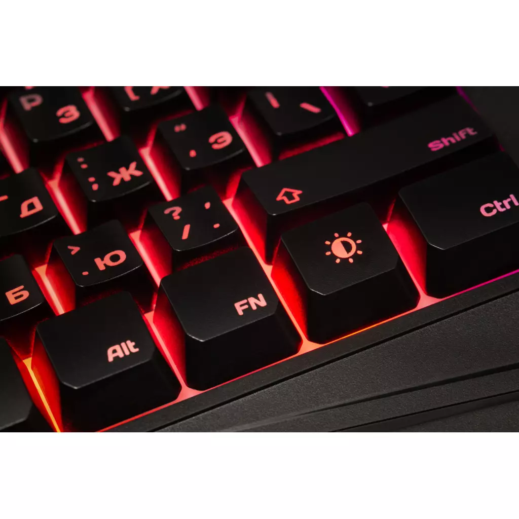 Клавиатура Defender Glorious GK-310L RGB Ru Black (45310) - 2 Клавиатура Defender Glorious GK-310L RGB Ru Black (45310) - 2