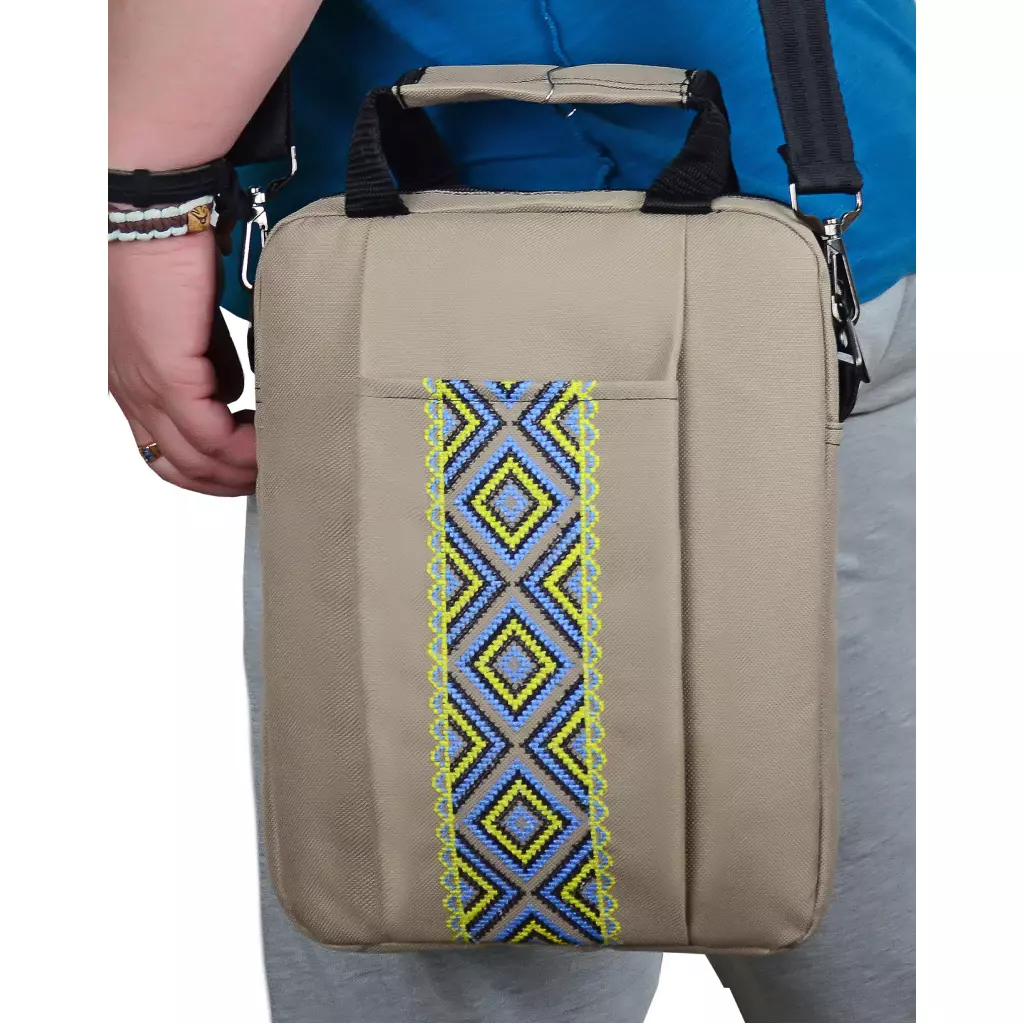 Сумка для ноутбука Porto 10'' LN-10-02LB Vishivanka Beige (LN1002LB_Vish) - 6 Сумка для ноутбука Porto 10'' LN-10-02LB Vishivanka Beige (LN1002LB_Vish) - 6