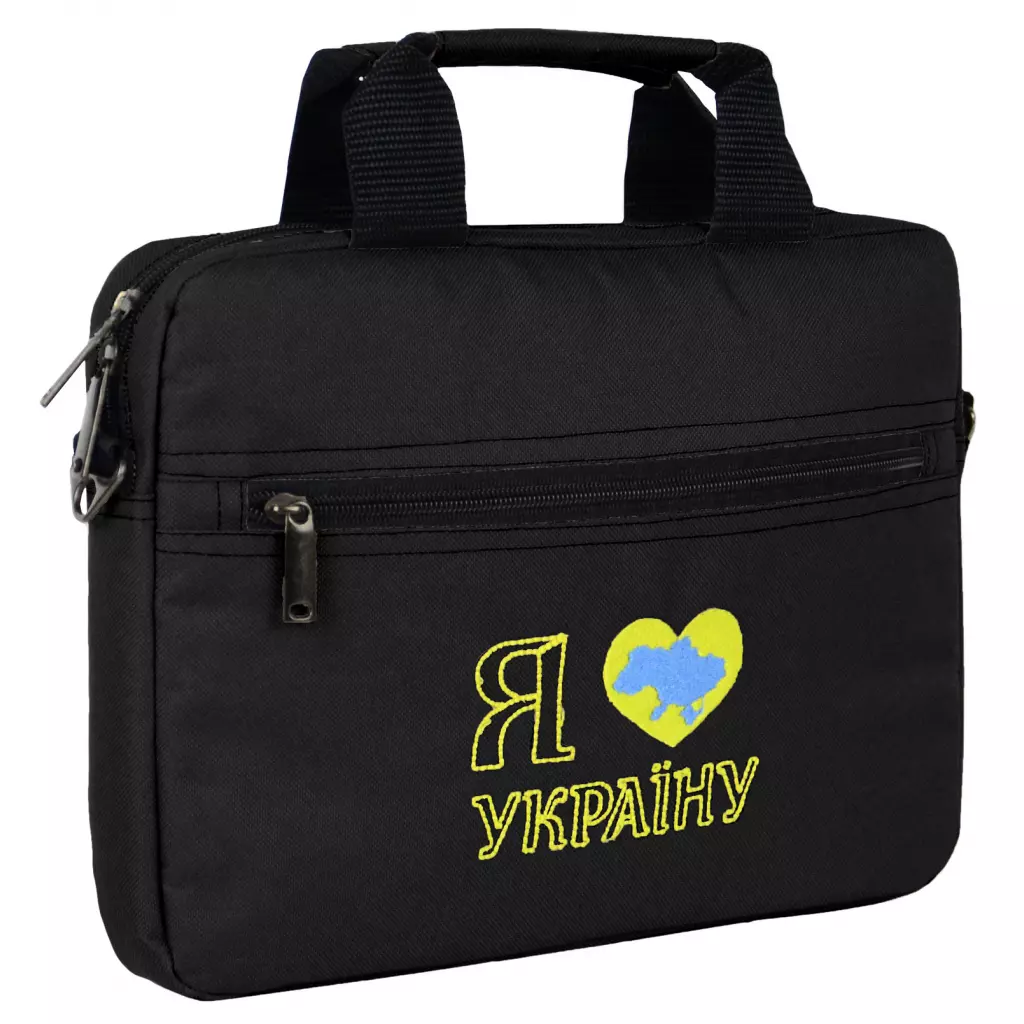 Сумка для ноутбука Porto 12'' PN12 LoveUkraine Black (PN12BK_LoveUkr) - 1 Сумка для ноутбука Porto 12'' PN12 LoveUkraine Black (PN12BK_LoveUkr) - 1