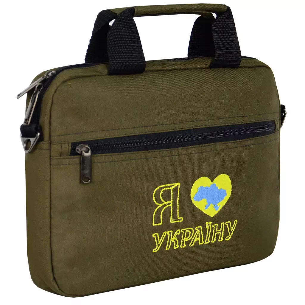 Сумка для ноутбука Porto 12'' PN12 LoveUkraine Green (PN12GR_LoveUkr) - 1 Сумка для ноутбука Porto 12'' PN12 LoveUkraine Green (PN12GR_LoveUkr) - 1