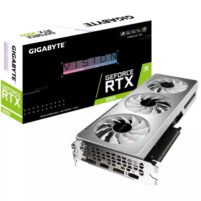 Видеокарта GIGABYTE GeForce RTX3060 12Gb VISION OC 2.0 LHR (GV-N3060VISION OC-12GD 2.0)