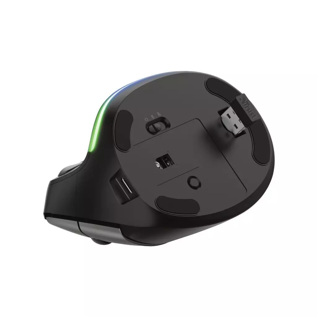 Мышка Trust Bayo Ergonomic Rechargeable WL Black (24110) - 7 Мышка Trust Bayo Ergonomic Rechargeable WL Black (24110) - 7