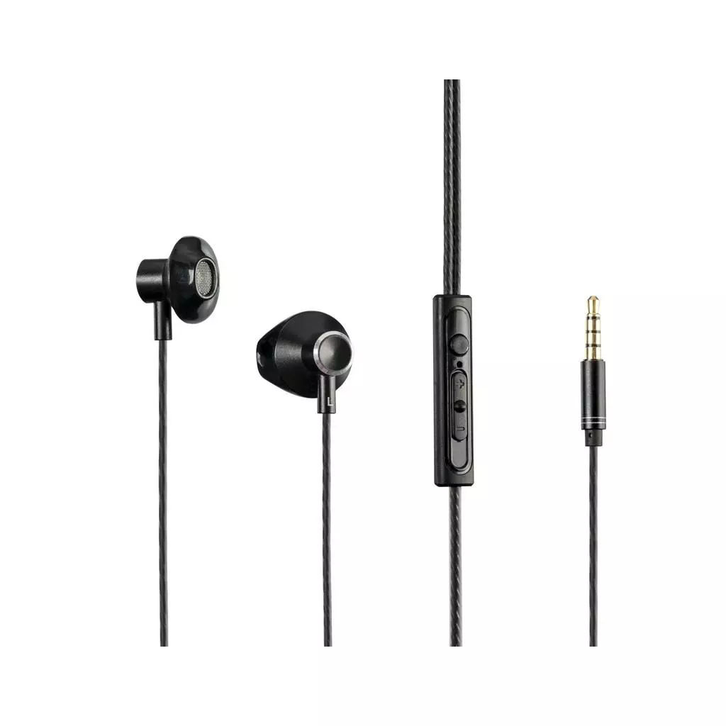 Наушники Gelius Pro GP-HF350 Vibe Black with mic + button call answering + v (00000070086)