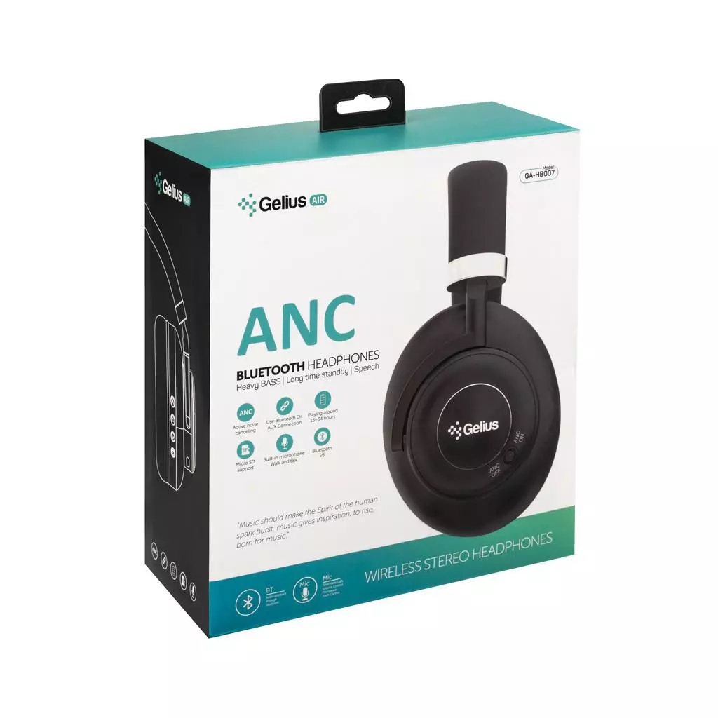 Наушники Gelius Air ANC GA HB-007 Black (00000078999) - 7 Наушники Gelius Air ANC GA HB-007 Black (00000078999) - 7