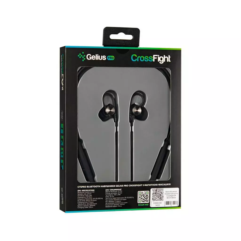 Наушники Gelius Pro Crossfight GP BE-010 Black (00000074820) - 5
