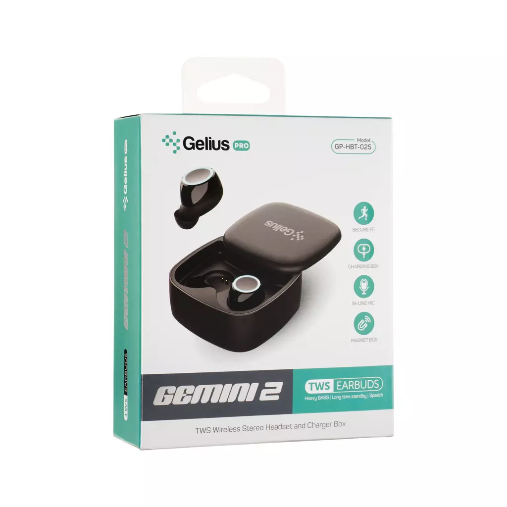 Наушники Gelius Pro Twins Gemini 2 GP-HBT025 Black (00000078089) - 9 Наушники Gelius Pro Twins Gemini 2 GP-HBT025 Black (00000078089) - 9