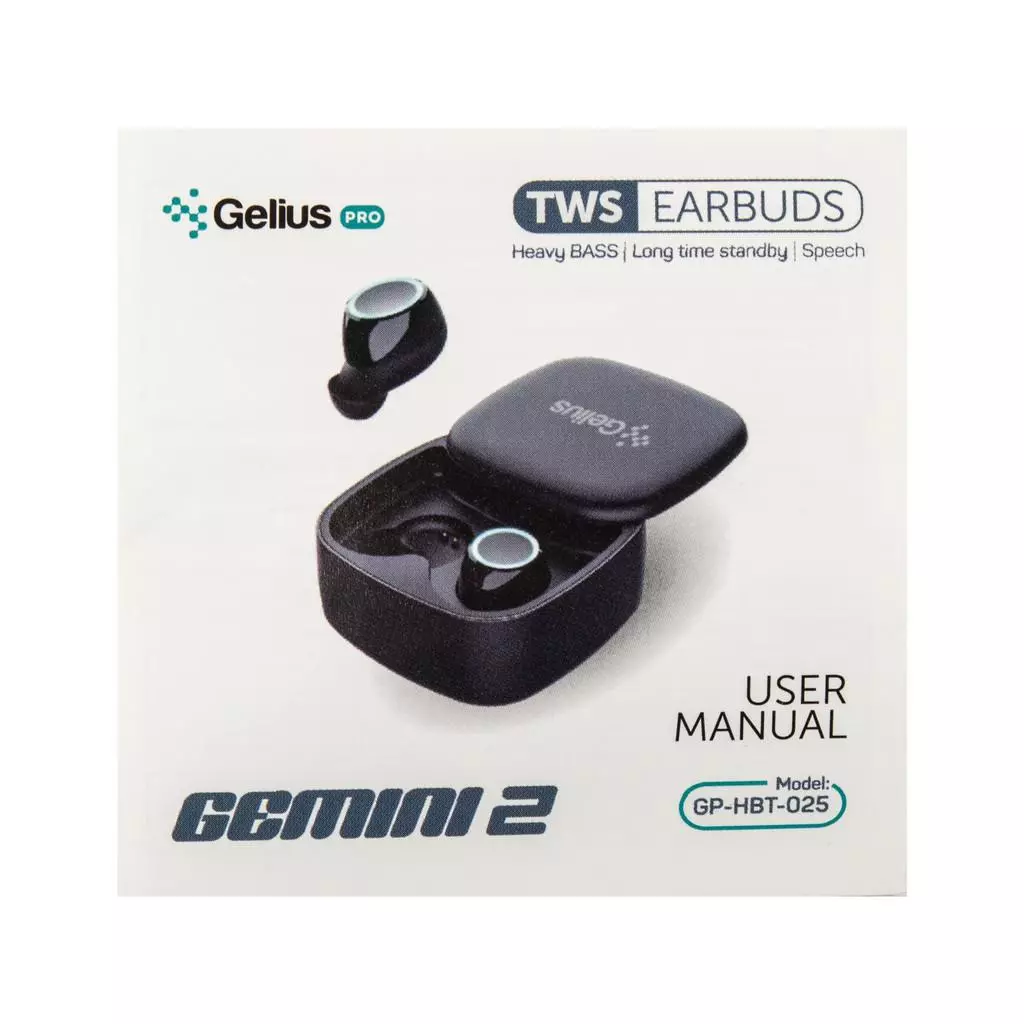 Наушники Gelius Pro Twins Gemini 2 GP-HBT025 Black (00000078089) - 11 Наушники Gelius Pro Twins Gemini 2 GP-HBT025 Black (00000078089) - 11