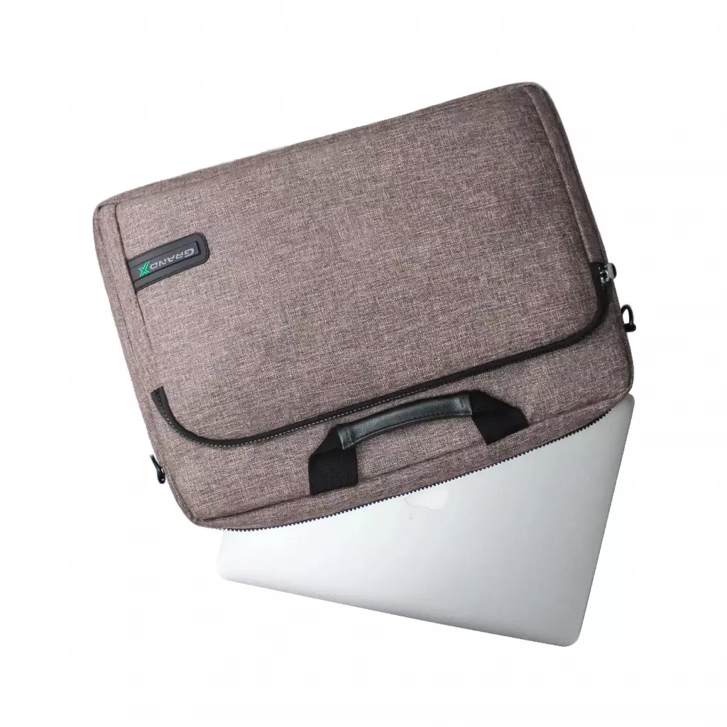 Сумка для ноутбука Grand-X 14'' SB-148 soft pocket Brown (SB-148B) - 3 Сумка для ноутбука Grand-X 14'' SB-148 soft pocket Brown (SB-148B) - 3