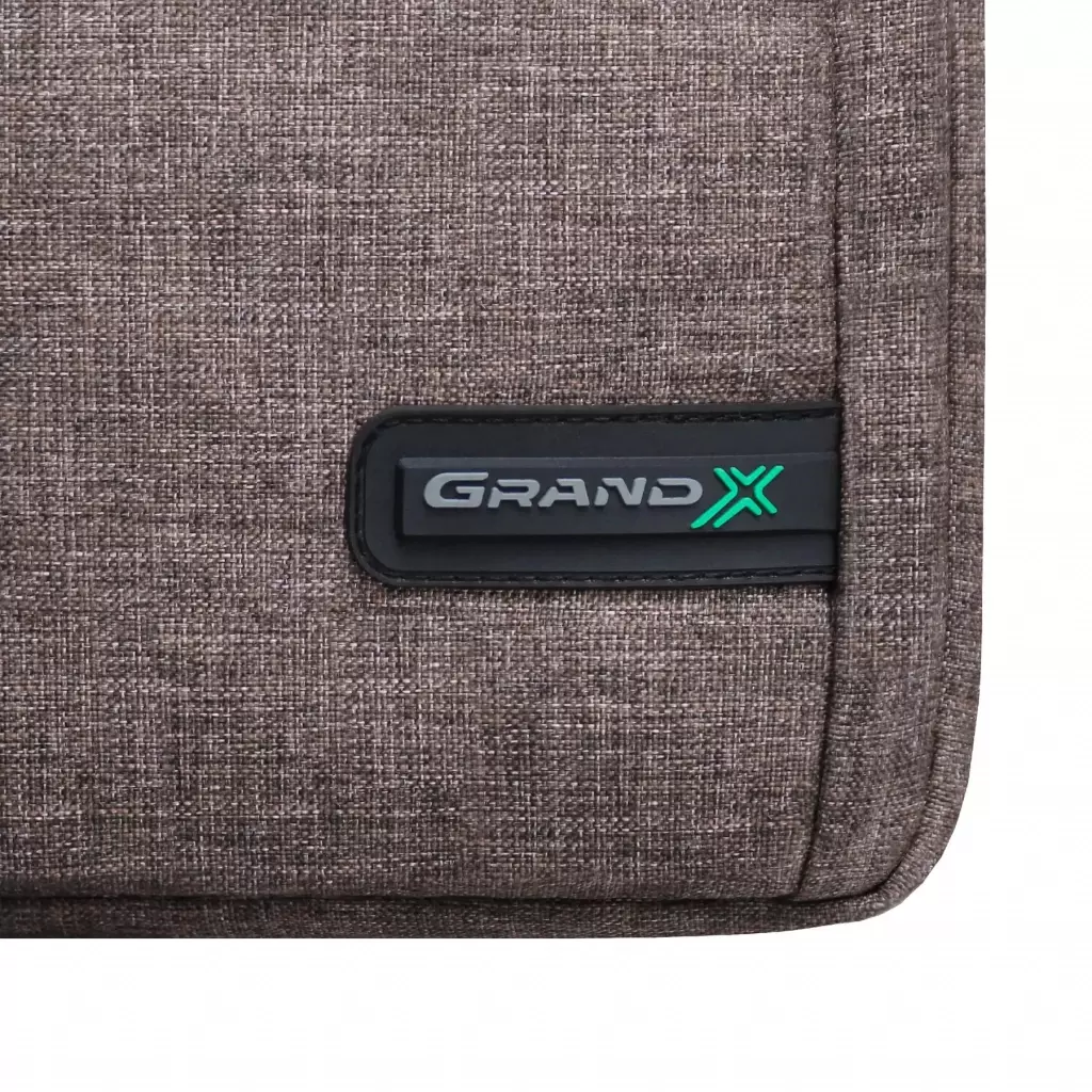 Сумка для ноутбука Grand-X 14'' SB-148 soft pocket Brown (SB-148B) - 6 Сумка для ноутбука Grand-X 14'' SB-148 soft pocket Brown (SB-148B) - 6