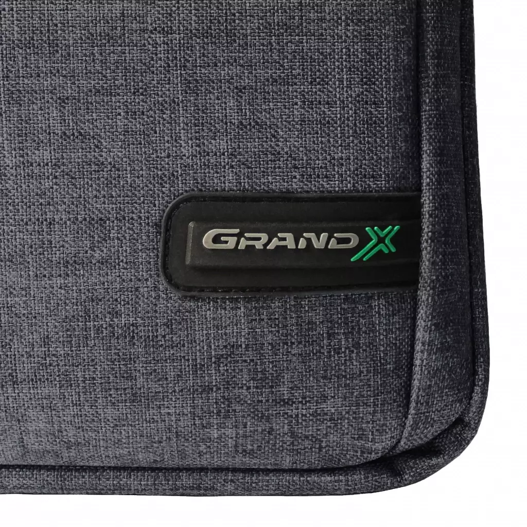 Сумка для ноутбука Grand-X 14'' SB-148 soft pocket Dark Grey (SB-148D) - 6