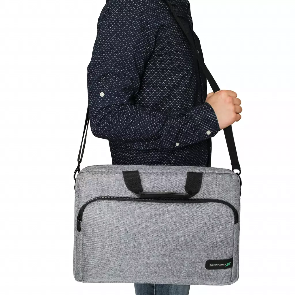 Сумка для ноутбука Grand-X 14-15'' SB-149 soft pocket Grey (SB-149G) - 8 Сумка для ноутбука Grand-X 14-15'' SB-149 soft pocket Grey (SB-149G) - 8