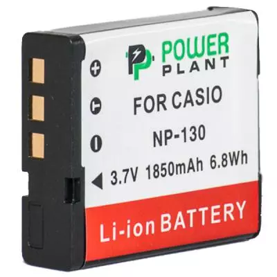 Аккумулятор к фото/видео PowerPlant Casio NP-130 (DV00DV1313)